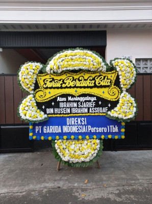 Papan Bunga Duka di Blitar