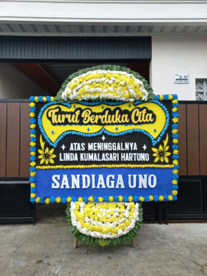 Papan Bunga Duka di Blitar